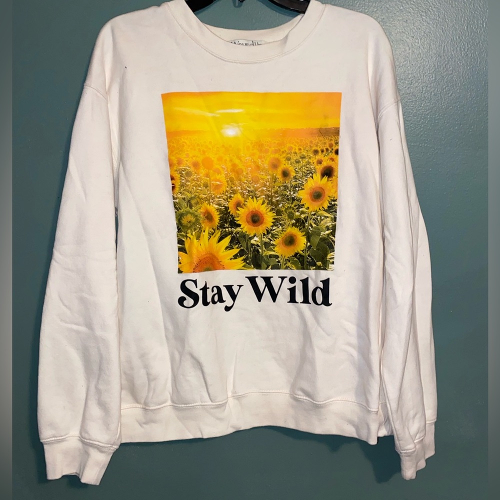 size large crew neck